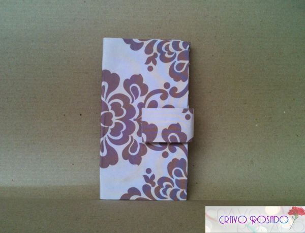Porta-Notas Floral lilás